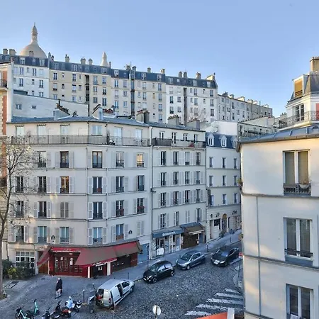 Cocon Chaleureux Sur Les Toits De Montmartre Lägenhet *
